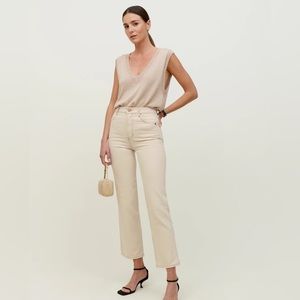 Reformation cowboy high rise